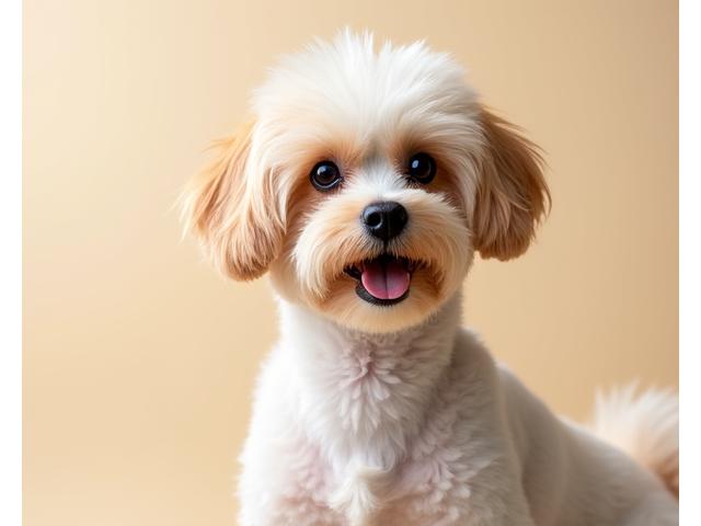 おしゃれにカットされた毛並みを見せる犬、グルーミング後